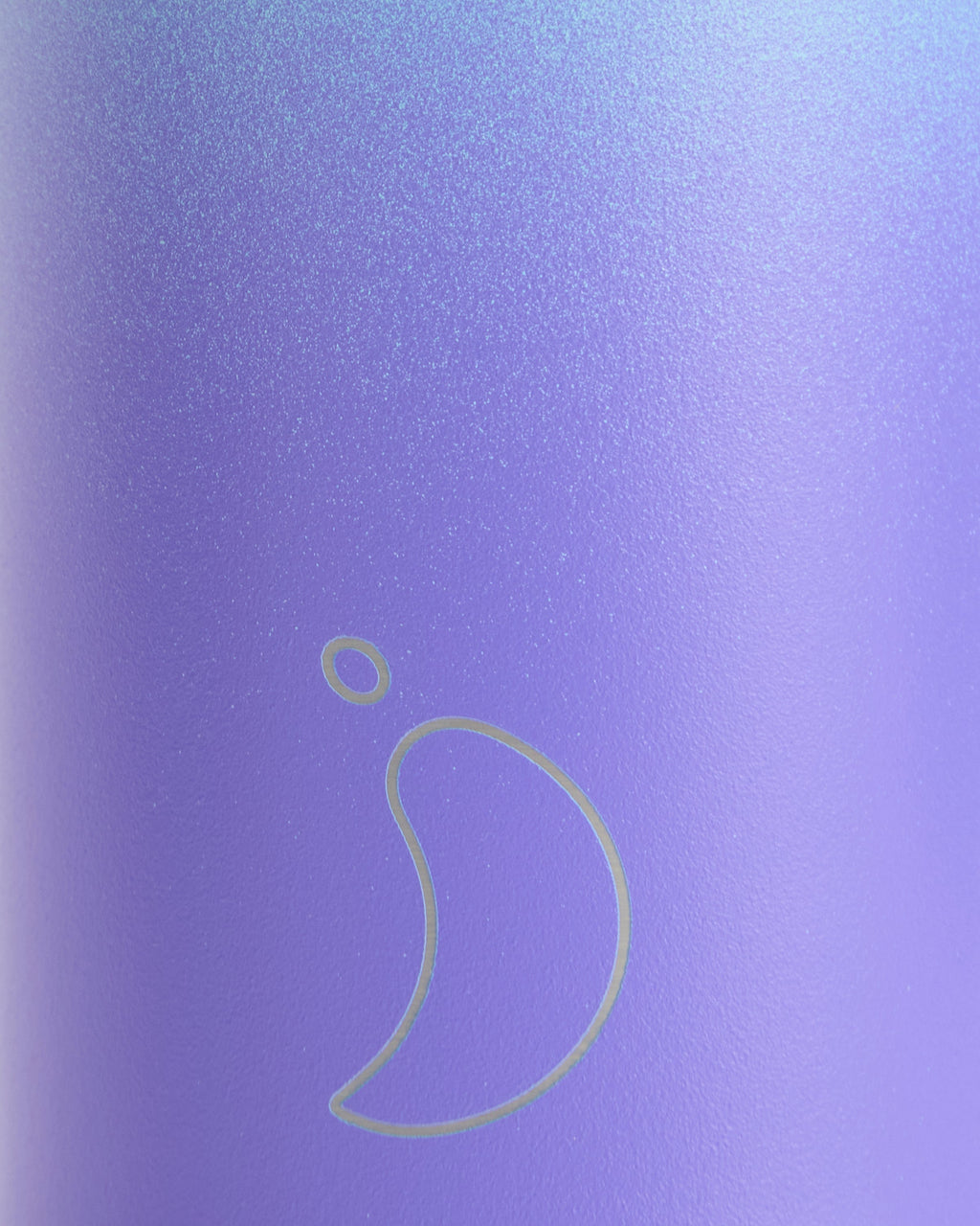 Pastel Green Violet Gradient Water Bottle
