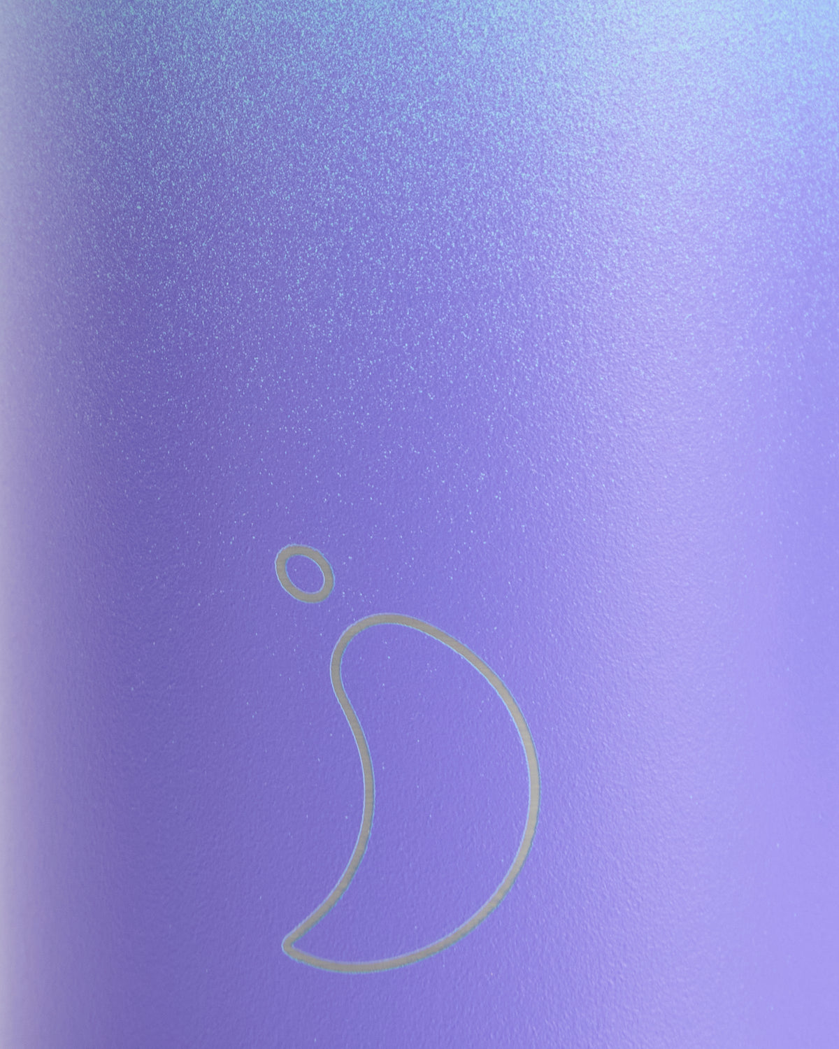 Pastel Green Violet Gradient Water Bottle